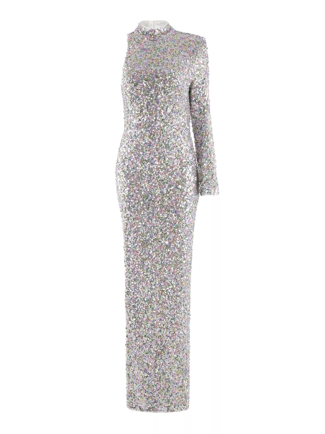 Autumn hot selling elegant long sleeved bag buttocks slimming evening dress new slim fit rainbow col
